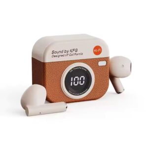 Audífonos Inalámbricos Bluetooth "Cámara Retro" | Sonido Hi-Fi