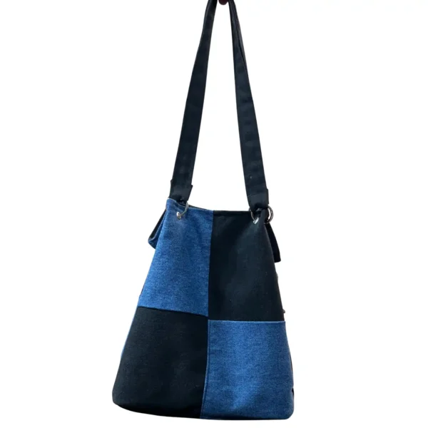 Tote Nómada | Bolso de Jeans Upcycled Hecho a Mano en Chile - Imagen 3